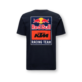 Red Bull KTM tricou de bărbați logo print navy