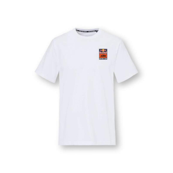 Red Bull KTM tricou de bărbați logo print white