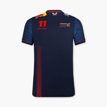 Red Bull Racing tricou de bărbați Sergio Perez official black F1 Team 2023