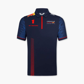 Red Bull Racing tricou polo Max Verstappen official navy F1 Team 2023