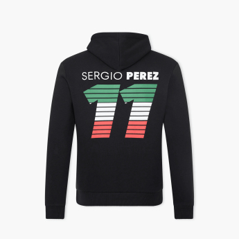 Red Bull Racing hanorac de bărbați cu glugă Sergio Perez Checo black F1 Team 2023