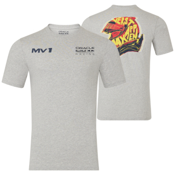 Red Bull Racing tricou de bărbați Max Verstappen Helmet grey F1 Team 2024