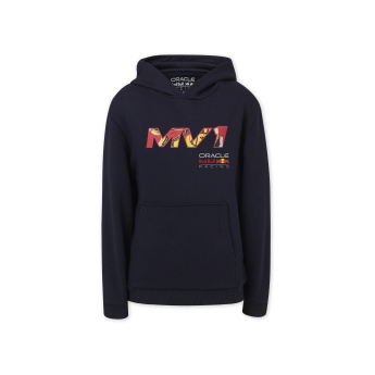 Red Bull Racing hanorac cu glugă pentru copii Max Verstappen Popart navy F1 Team 2024