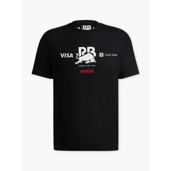 Visa Cash App RB tricou de bărbați Daniel Ricciardo black F1 Team 2024