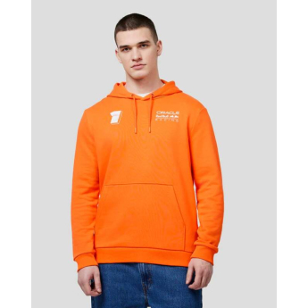Red Bull Racing hanorac de bărbați cu glugă Max Verstappen Express orange F1 Team 2024