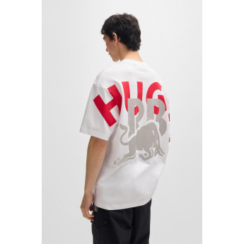Visa Cash App RB tricou de bărbați Hugo oversize white F1 Team 2024