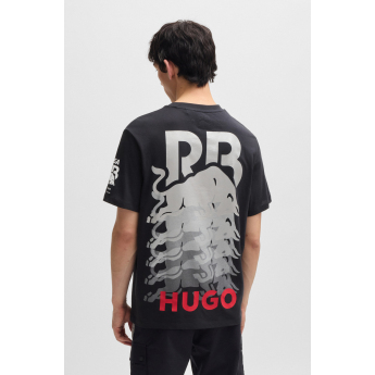 Visa Cash App RB tricou de bărbați Hugo Bulls black F1 Team 2024