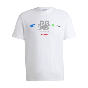 Visa Cash App RB tricou de bărbați Yuki Tsunoda white F1 Team 2024