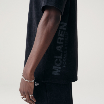 Mclaren Honda tricou de bărbați speedmark black F1 team 2024