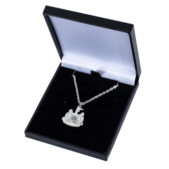 Newcastle United colier Silver Plated Boxed Pendant
