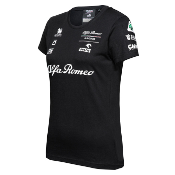 Alfa Romeo Racing tricou de dama official AR black F1 Team 2023
