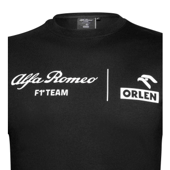 Alfa Romeo Racing tricou de bărbați cu mânecă lungă Fanwear black F1 team 2023