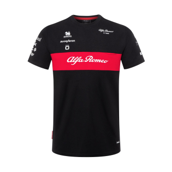 Alfa Romeo Racing tricou de bărbați official black F1 Team 2023