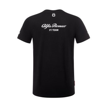 Alfa Romeo Racing tricou de bărbați official black uno F1 Team 2023