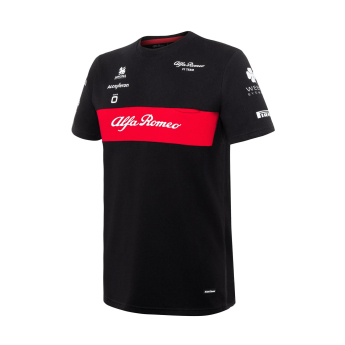 Alfa Romeo Racing tricou de bărbați official black uno F1 Team 2023