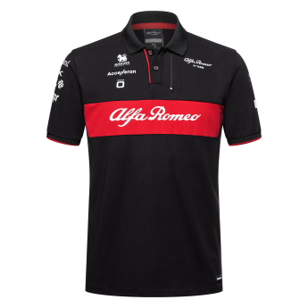 Alfa Romeo Racing tricou polo official black uno F1 Team 2023