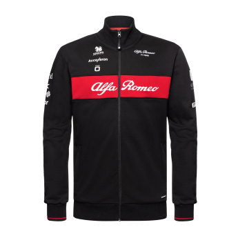 Alfa Romeo Racing hanorac de bărbați official zip black F1 Team 2023