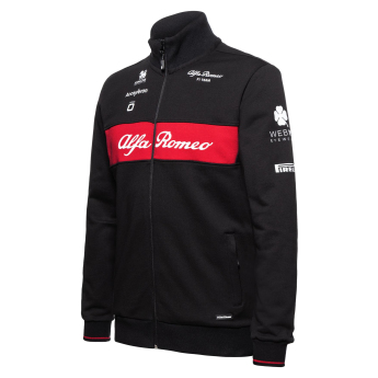 Alfa Romeo Racing hanorac de bărbați official zip black F1 Team 2023