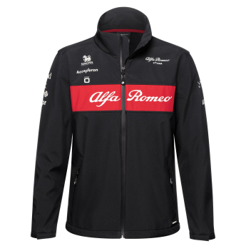 Alfa Romeo Racing geacă de bărbați softshell official black F1 Team 2023