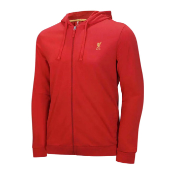FC Liverpool hanorac de bărbați cu glugă Zip Vintage red