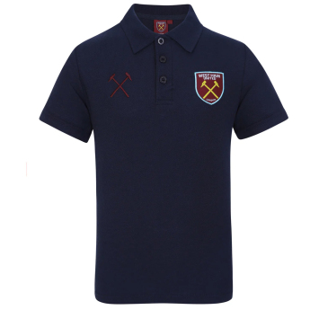 West Ham United tricou polo navy