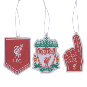 FC Liverpool odorizant Crest 3pk Air Freshener