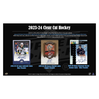 NHL cutii Cărți de hochei NHL 2023-24 Upper Deck Clear Cut Hobby Box