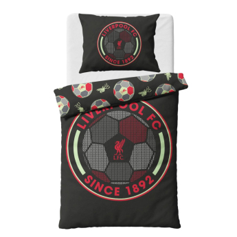 FC Liverpool cearșaf pentru un pat Ball black