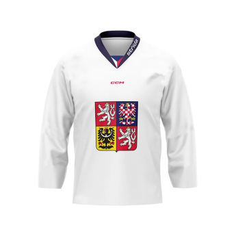 Echipa națională de hochei tricou de hochei 2024/2025 Fan replica Czech republic white