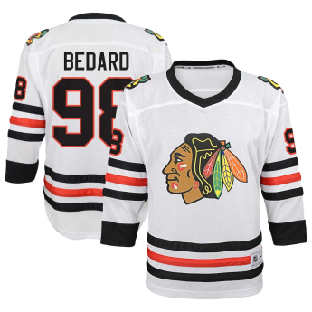 Chicago Blackhawks tricou de hochei pentru copii Connor Bedard #98 Breakaway Away