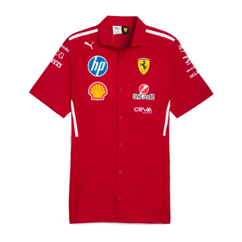Ferrari cămașă de bărbați official Teamline Replica F1 Team 2025