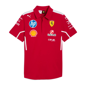 Ferrari tricou polo de damă official Teamline Replica F1 Team 2025