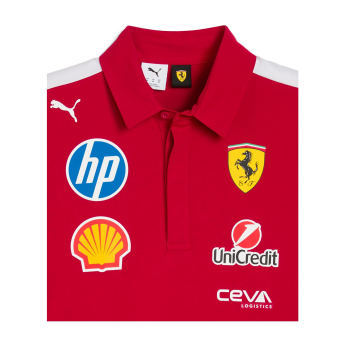 Ferrari tricou polo de damă official Teamline Replica F1 Team 2025