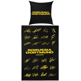 Borussia Dortmund cearșaf pentru un pat 24/25 with signatures