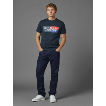 Red Bull Racing tricou de bărbați color block blue F1 Team 2023