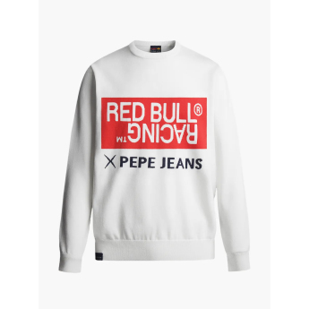 Red Bull Racing pulover de bărbați color block white F1 Team 2023