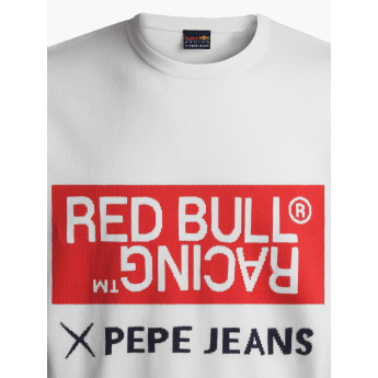 Red Bull Racing pulover de bărbați color block white F1 Team 2023