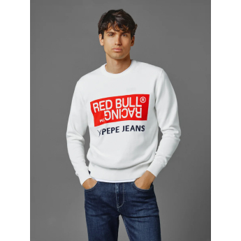 Red Bull Racing pulover de bărbați color block white F1 Team 2023