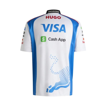 Visa Cash App RB tricou polo official Teamline Replica F1 Team 2025