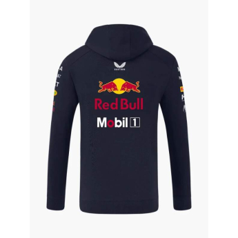 Red Bull Racing hanorac de bărbați cu glugă official Teamline Replica navy F1 Team 2025