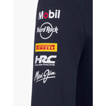 Red Bull Racing hanorac de bărbați cu glugă official Teamline Replica navy F1 Team 2025