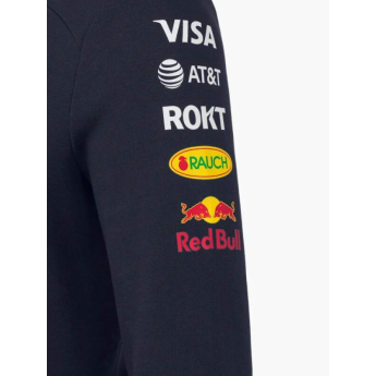 Red Bull Racing hanorac de bărbați cu glugă official Teamline Replica navy F1 Team 2025