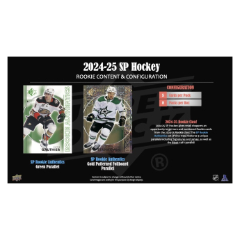 NHL cutii Cărți de hochei NHL 2024-25 Upper Deck SP Hockey Blaster Box
