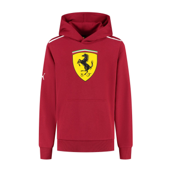 Ferrari hanorac cu glugă pentru copii Shield red F1 Team 2025