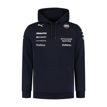 Williams Martini Racing hanorac de bărbați cu glugă official Teamline Replica F1 Team 2025