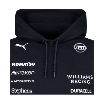Williams Martini Racing hanorac de bărbați cu glugă official Teamline Replica F1 Team 2025