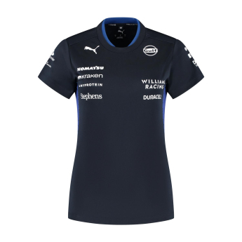 Williams Martini Racing tricou de dama official Teamline Replica black F1 Team 2025