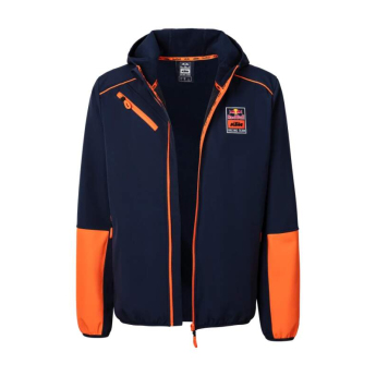 Red Bull KTM geacă de bărbați cu glugă Softshell Grid navy
