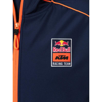 Red Bull KTM geacă de bărbați cu glugă Softshell Grid navy