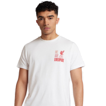 FC Liverpool tricou de bărbați Crest Col white